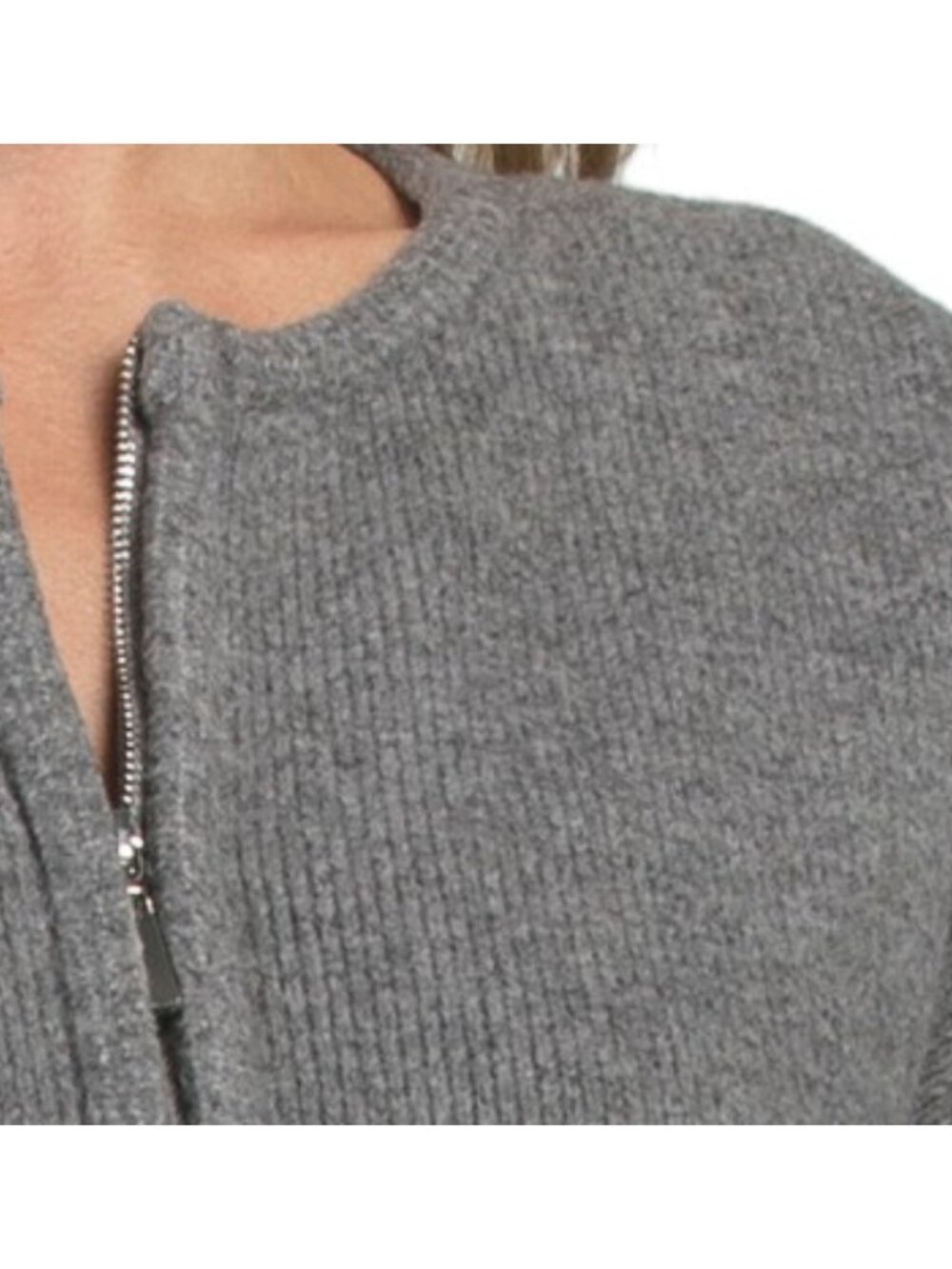 CYRUS Thick Zip Up Cardigan - Picture 3 of 3